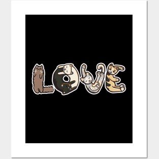 Cute & Adorable LOVE Kittens And Cats Posters and Art